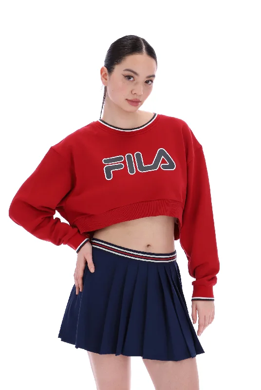 Heritage Crop Pullover Stylish Sweatshirt Look