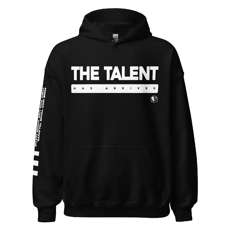 The Talent Has Arrived - Printed Sleeves Staple Unisex Hoodie Fleece Hoodies & Sweatshirts