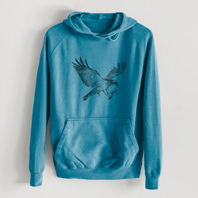 Osprey - Pandion haliaetus  - Mid-Weight Unisex Vintage 100% Cotton Hoodie Soft Sweatshirts for Women