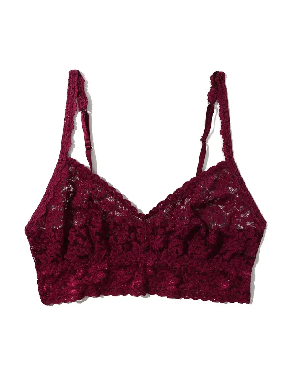 V-Neck Retro Bralette - Sugar Plum Loungewear pajama sets