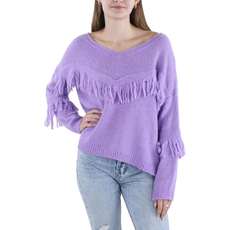 Womens Crochet Knit Pullover Sweater Comfortable sweaters for all seasons