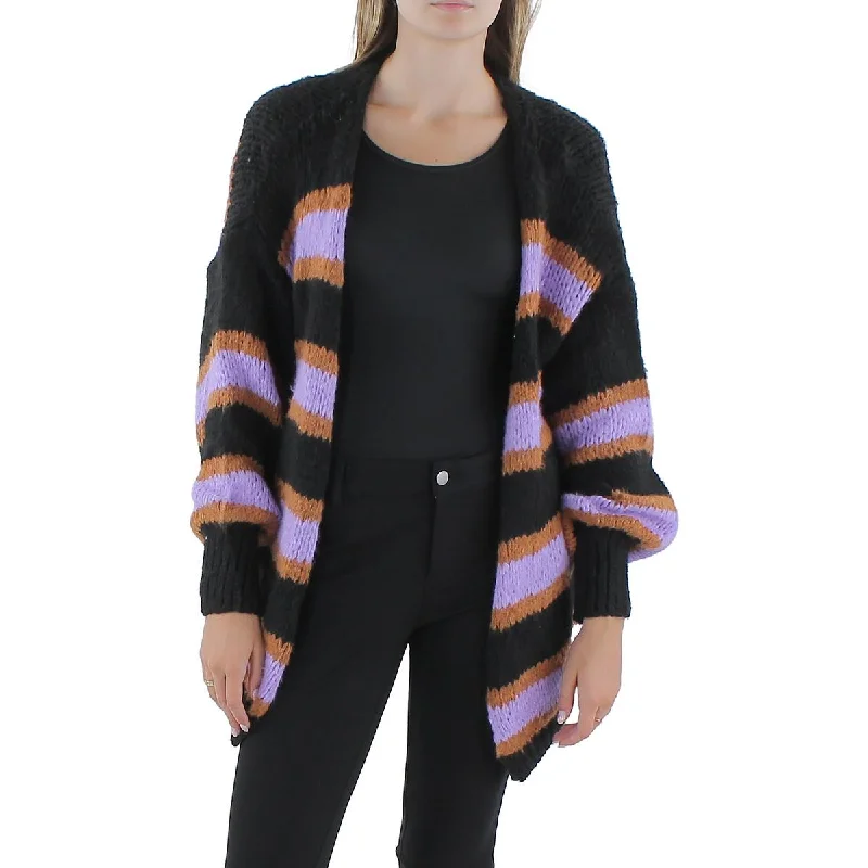 Womens Open Stitch Open Front Cardigan Sweater Best sweaters for cozy nights