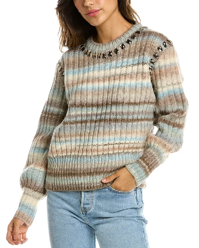 Cinq a Sept Myra Wool-Blend Sweater Eco-friendly sweaters