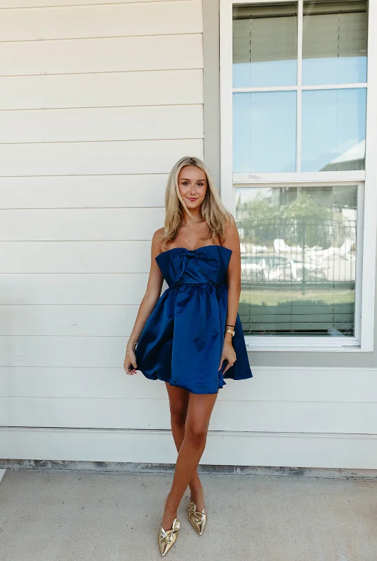 Eliza Mini Dress - Navy Revolve mini dresses