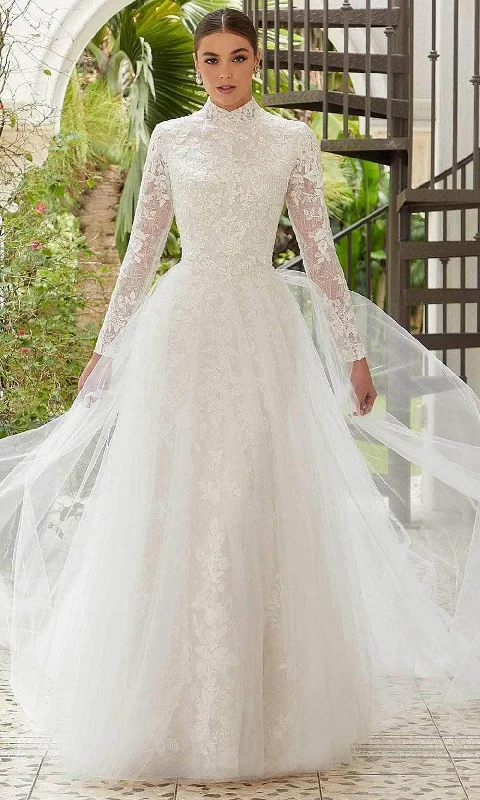 Mori Lee Bridal 30125 - Long Sleeve A-Line Wedding Dress Wedding Dress Style