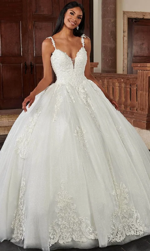 Rachel Allan Bridal RB6118 - Sleeveless Sweetheart Ballgown Lace Wedding Gown