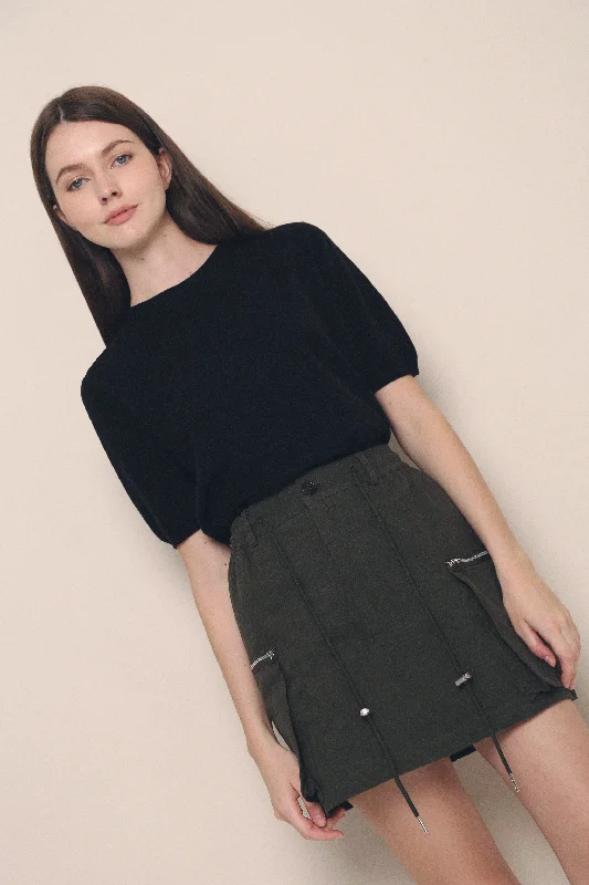 Piper Utility Skirt Olive Cotton unclassified skirts