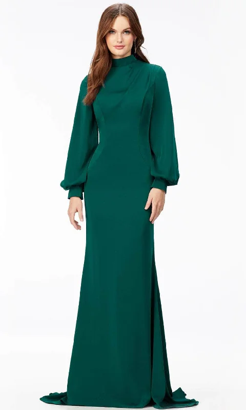 Ashley Lauren 11219 - Balloon Long Sleeve Long Dress Best value maxi dresses