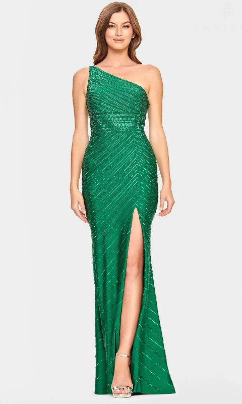 Faviana S10805 - Beaded One Shoulder Evening Gown Forever 21 party dresses