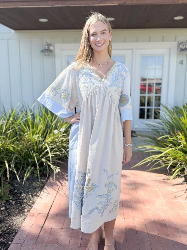 The Skies Baby Blue Maxi Halter maxi dresses