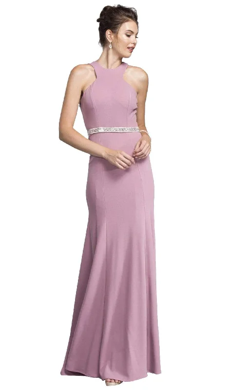 Trevi Collection - Cut-In Shoulder Long Affordable Prom Dress Fashion Nova maxi dresses