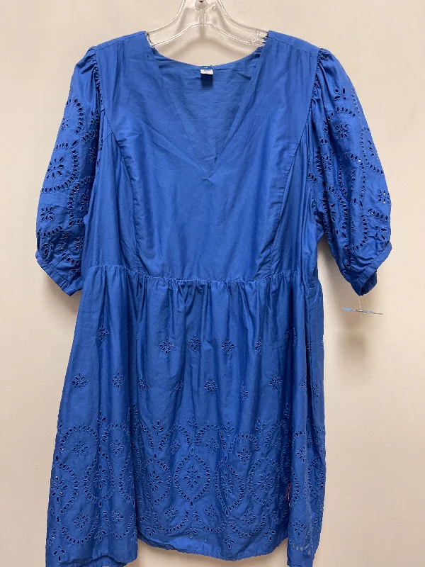 Dress Casual Short By Old Navy In Blue, Size: 2x Casual Summer Skirt