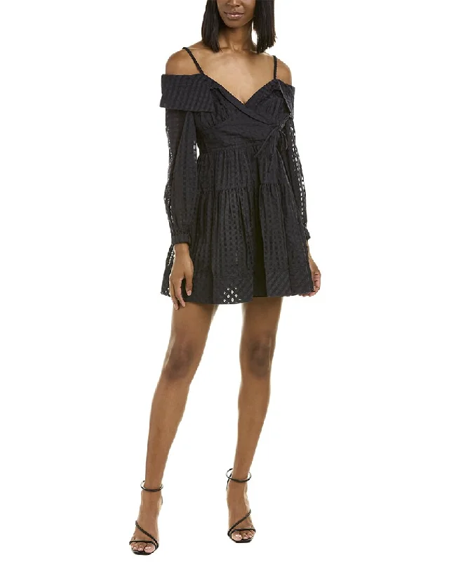 Jonathan Simkhai Bahari Mini Dress Button-down Mini Skirt