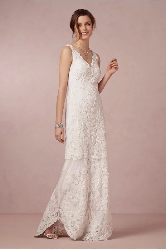 BHLDN Aberdeen Gown Denim unclassified dresses