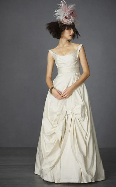 BHLDN BHLDN Sweeping Taffeta Ball Bown Velvet unclassified dresses