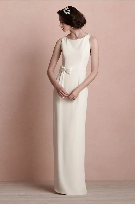 BHLDN Bouvier Column Gown Velvet unclassified dresses