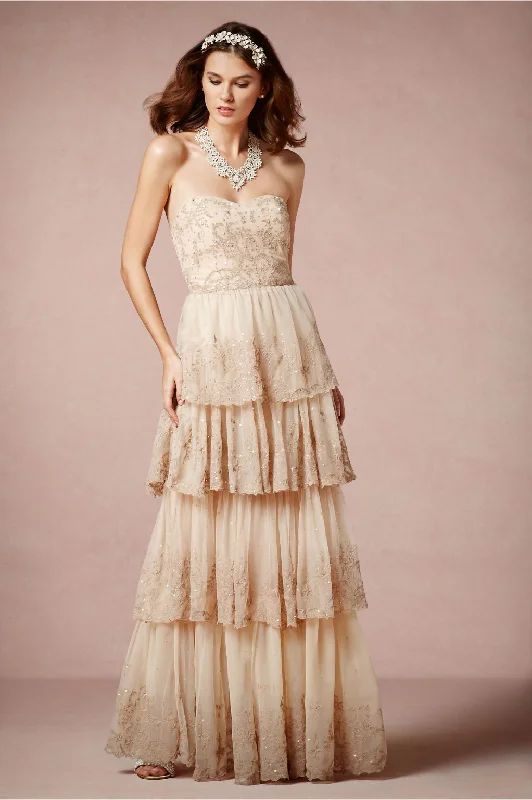 BHLDN Candela Rosecliff Gown Cotton unclassified dresses