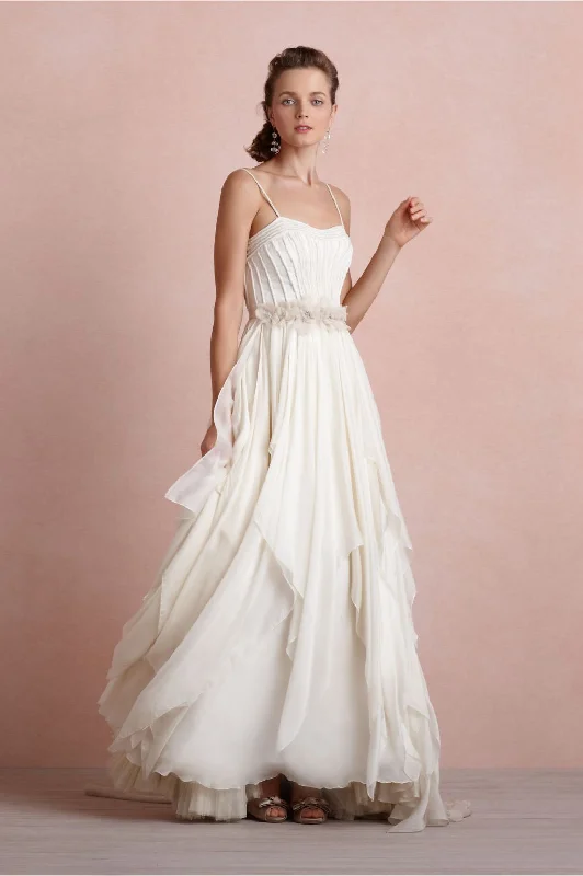 BHLDN Cascading Goddess Gown Sleeveless unclassified dresses