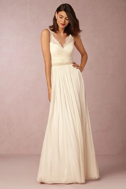 BHLDN Fleur Ivory Silk unclassified dresses