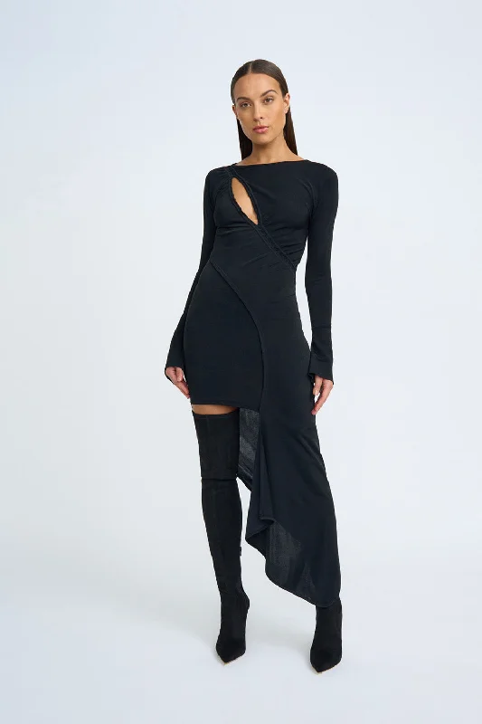 Dakota Jersey Dress | Final Sale - Black Club unclassified dresses