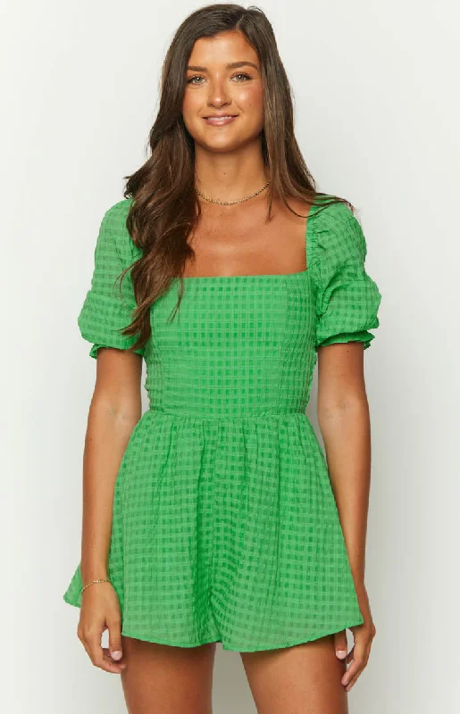 Delilah Green Playsuit Holiday unclassified dresses