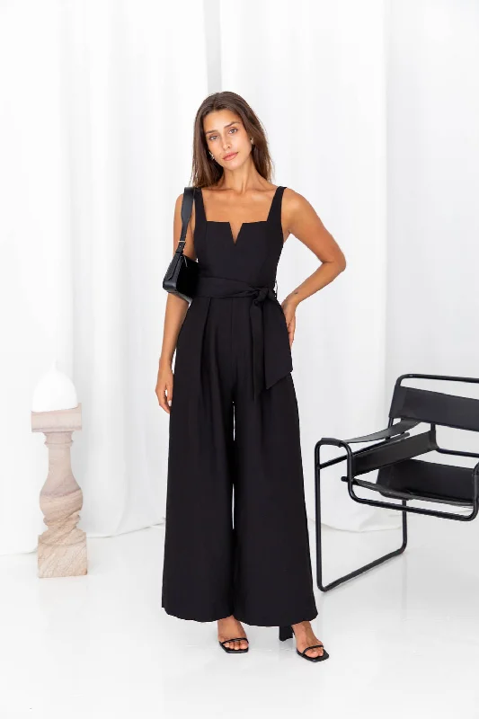 Xavier Jumpsuit - Black Office unclassified dresses