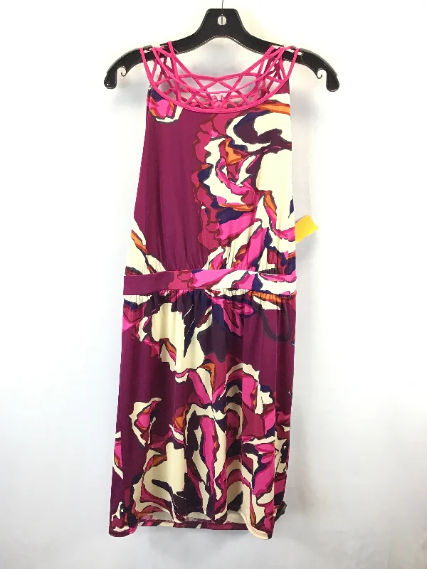 Dress Casual Midi By Antonio Melani In Multi-colored, Size: M Elegant Satin Skirt