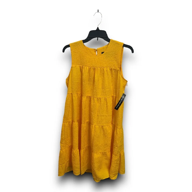 Dress Casual Midi By Cmc In Yellow, Size: M Elegant Midi Look