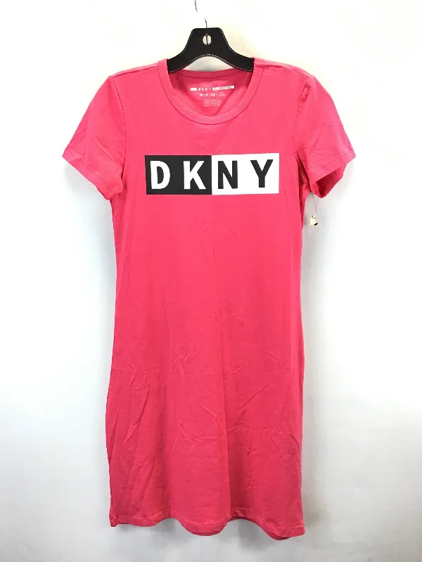 Dress Casual Midi By Dkny In Pink, Size: Xs Casual Midi Outfit