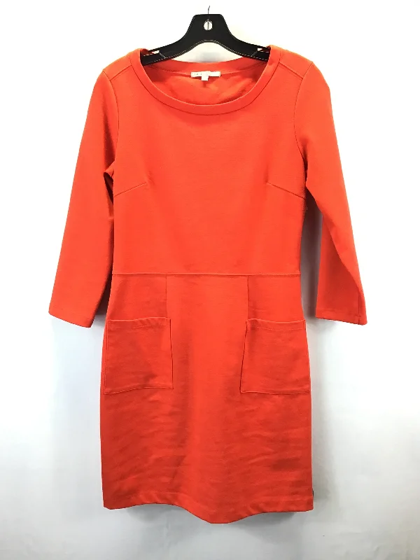 Dress Casual Midi By Gap In Orange, Size: S Fitted Midi Skirt